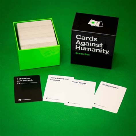 Cards Against Humanity: Green Box.